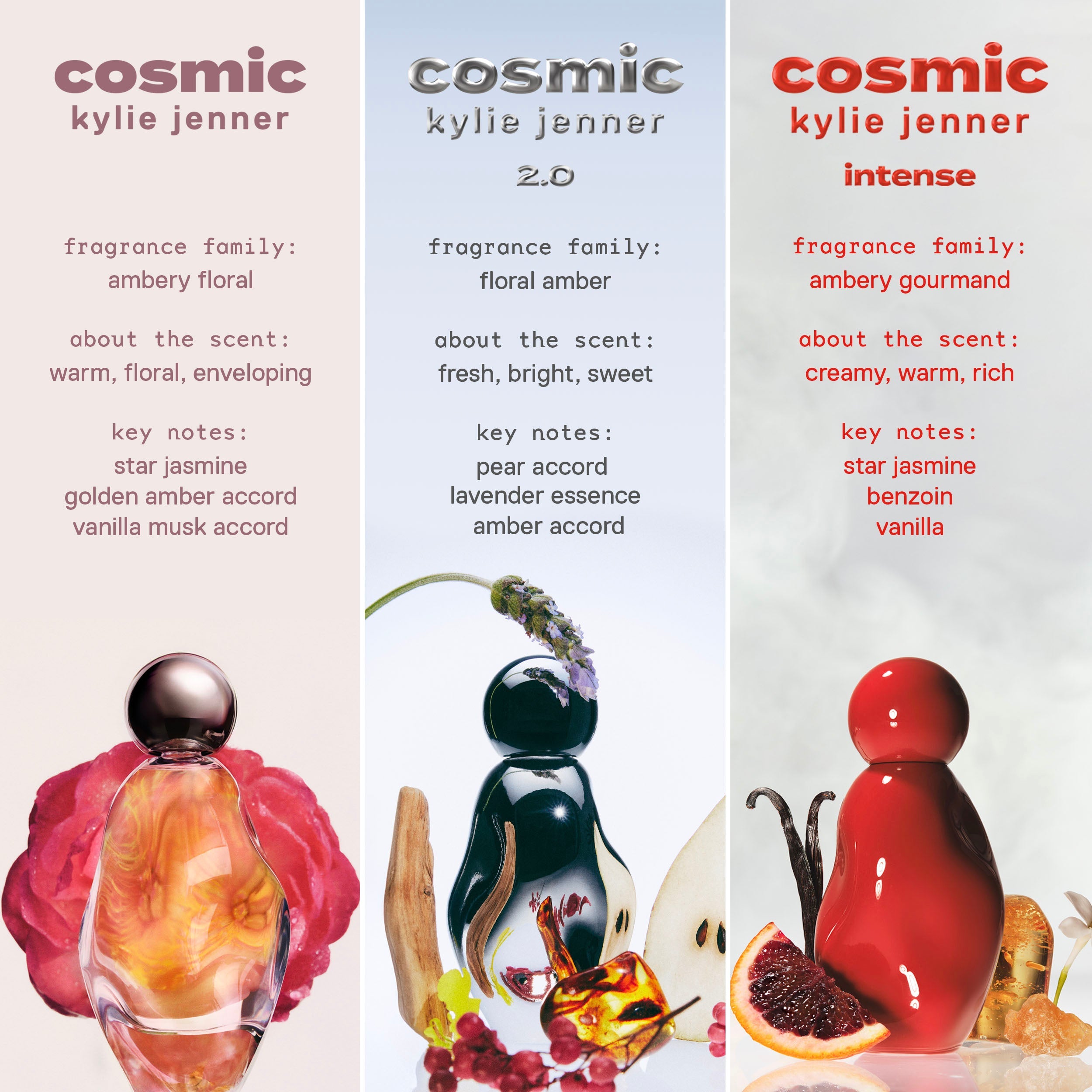 Alternative view of Cosmic Kylie Jenner 100ml Trio